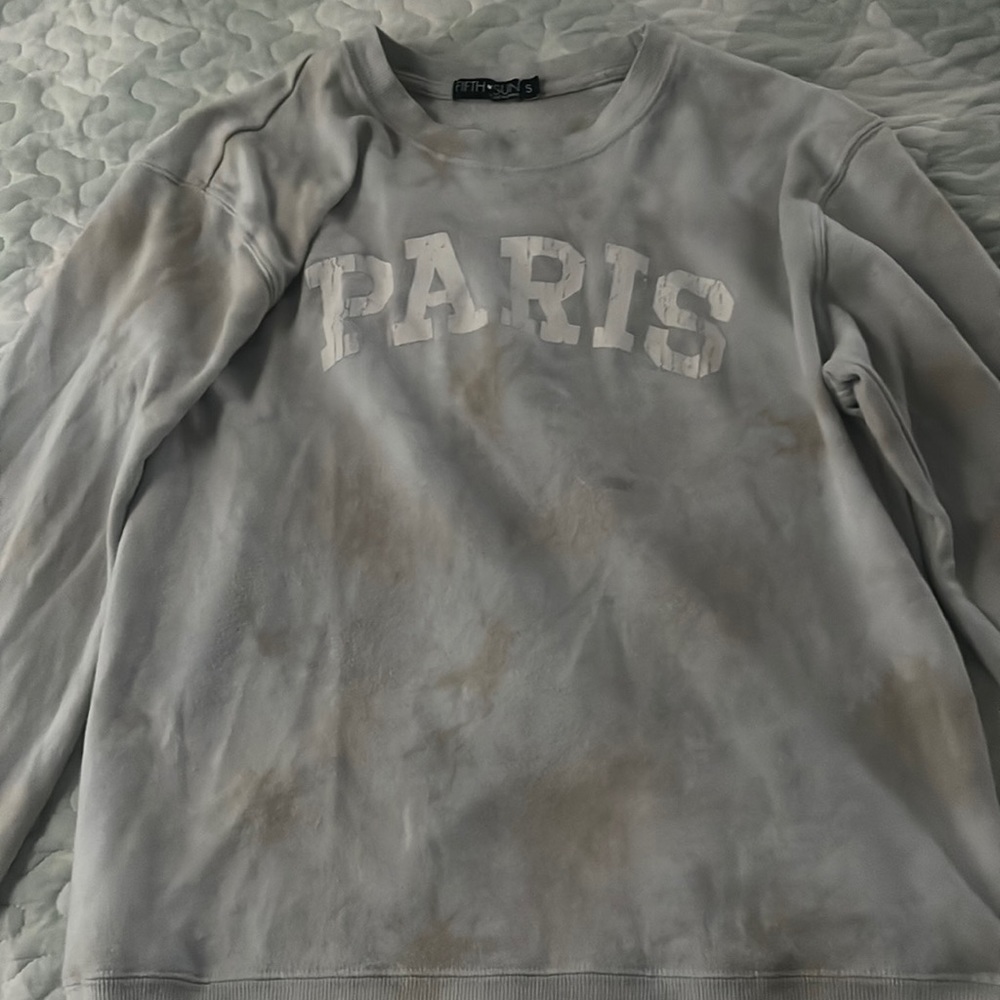 Tie dye sweatshirt light